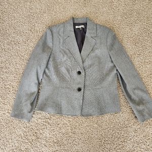 Kasper Jacket Melange Two-button Blazer Grey sz.14